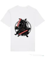 Tricou STANLEY STELLA barbat Darkside Samurai Alb