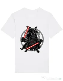 Tricou STANLEY STELLA barbat Darkside Samurai Alb