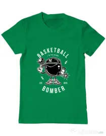 Tricou ADLER barbat Basketball Bomber Verde mediu