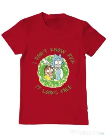 Tricou ADLER barbat It looks fake Rosu