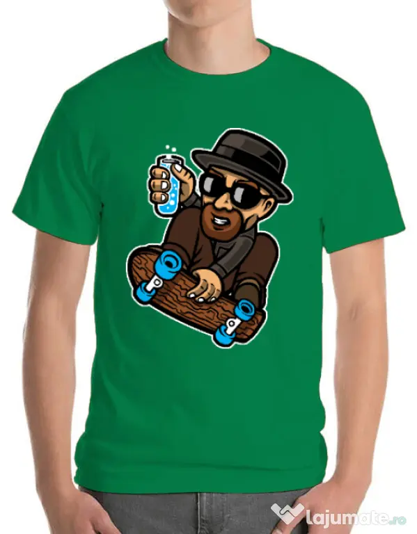 Tricou ADLER barbat Chemical board Verde mediu