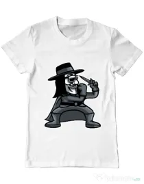 Tricou ADLER barbat Fighting Vendetta Alb