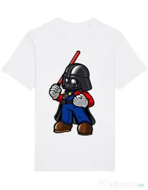 Tricou STANLEY STELLA barbat Darth plumber Alb