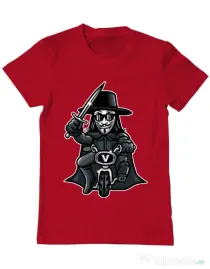 Tricou ADLER barbat Vendetta Biker Rosu