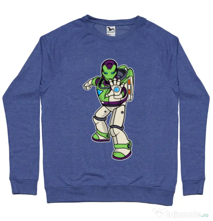 Bluza ADLER barbat Iron Buzz Albastru melanj