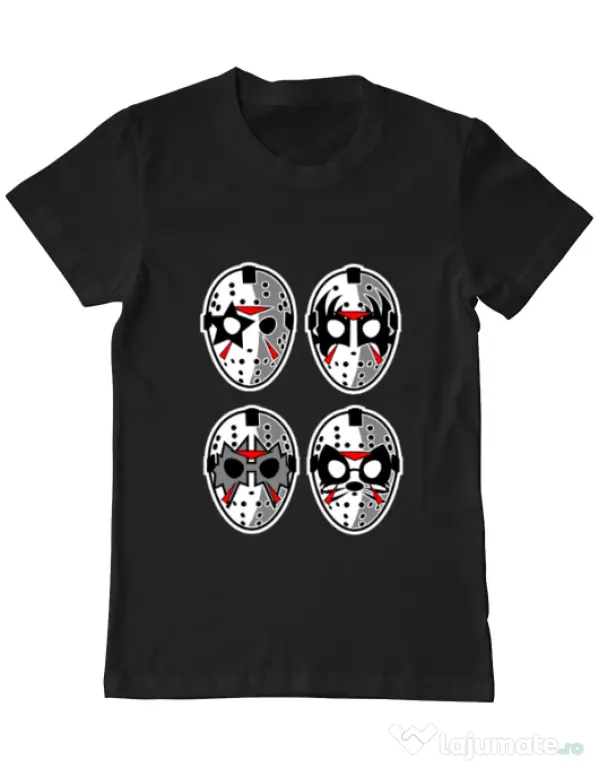 Tricou ADLER barbat Jason Rock Faces Negru