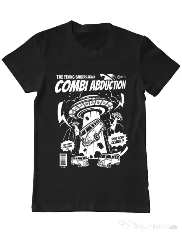 Tricou ADLER barbat Combi Abduction Negru