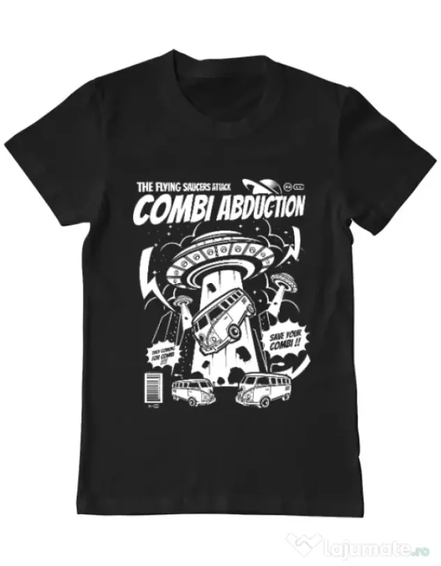 Tricou ADLER barbat Combi Abduction Negru