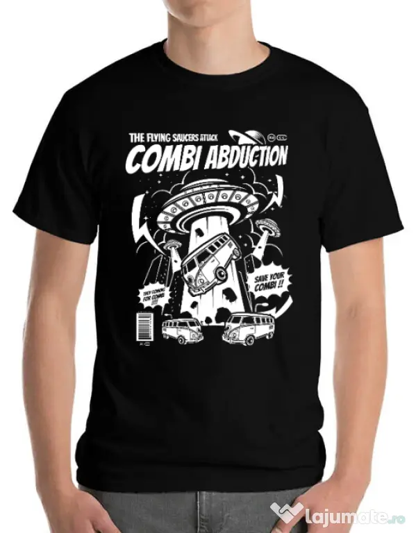 Tricou ADLER barbat Combi Abduction Negru