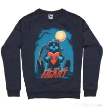 Bluza ADLER barbat Steal Heart Denim inchis