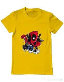 Tricou ADLER barbat Deadrace Galben