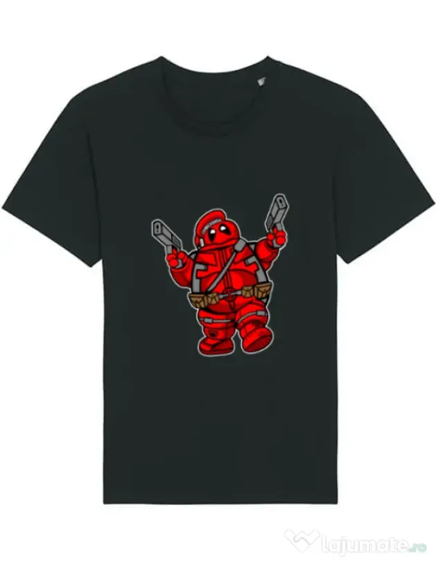 Tricou STANLEY STELLA barbat Marshmallow Merc Negru