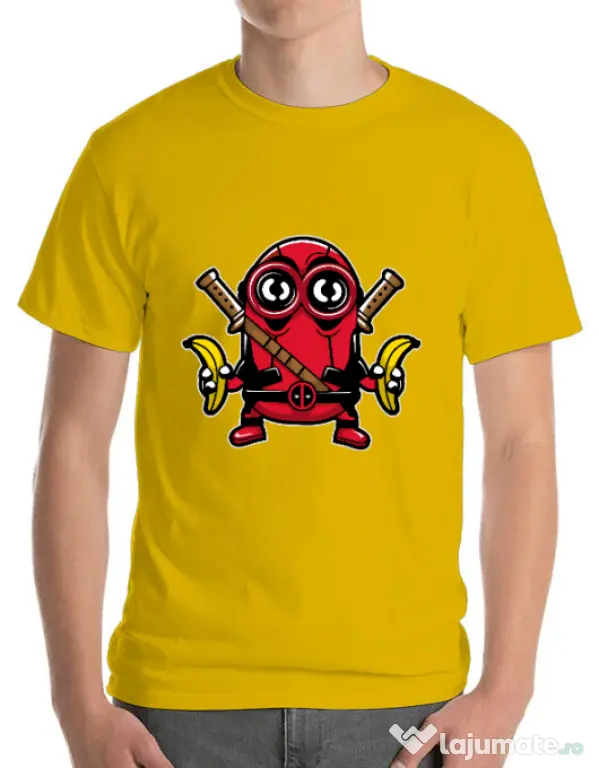 Tricou ADLER barbat Minionpool Galben