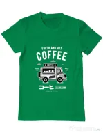 Tricou ADLER barbat Coffee Van Verde mediu