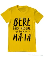 Tricou ADLER barbat Bere fara alcool Galben