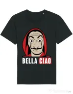 Tricou STANLEY STELLA barbat Bella ciao Negru