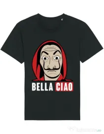 Tricou STANLEY STELLA barbat Bella ciao Negru