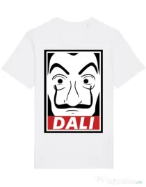 Tricou STANLEY STELLA barbat Dali mask Alb