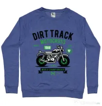 Bluza ADLER barbat Dirt Track Albastru melanj