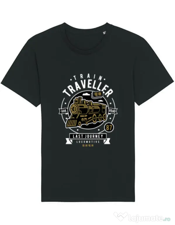 Tricou STANLEY STELLA barbat Train Traveller Negru