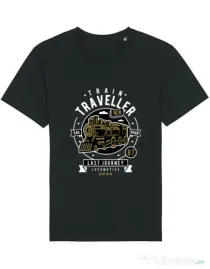 Tricou STANLEY STELLA barbat Train Traveller Negru