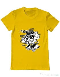 Tricou ADLER barbat Mr Coffee Galben