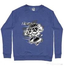 Bluza ADLER barbat Mr Coffee Albastru melanj