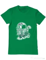 Tricou ADLER barbat Space Racer Verde mediu