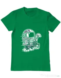 Tricou ADLER barbat Space Racer Verde mediu