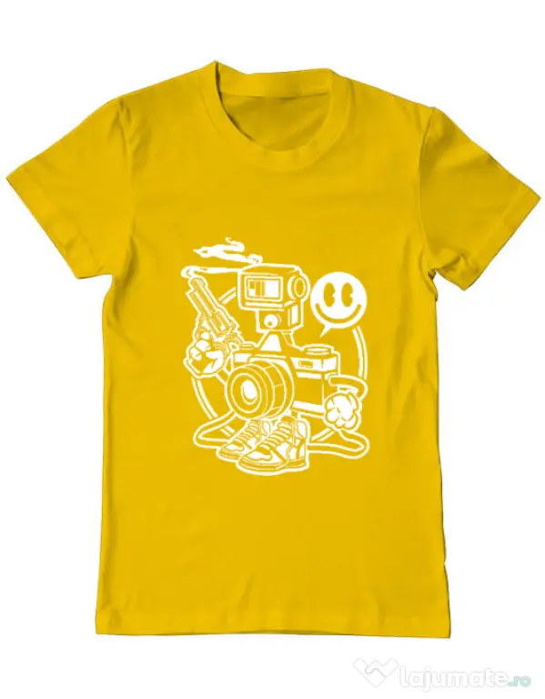 Tricou ADLER barbat Shooter Galben