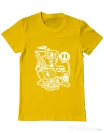 Tricou ADLER barbat Shooter Galben