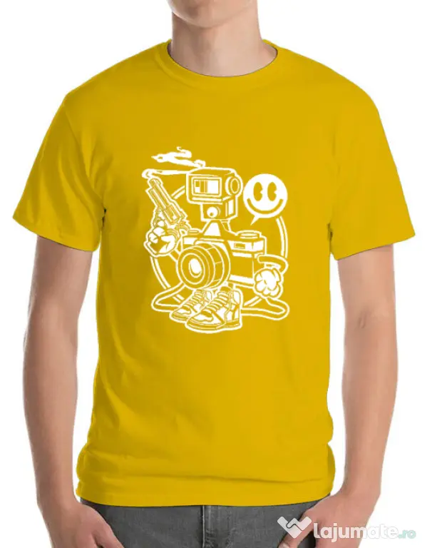 Tricou ADLER barbat Shooter Galben