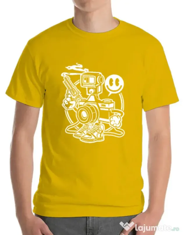 Tricou ADLER barbat Shooter Galben