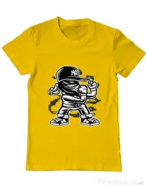 Tricou ADLER barbat Fighter Galben