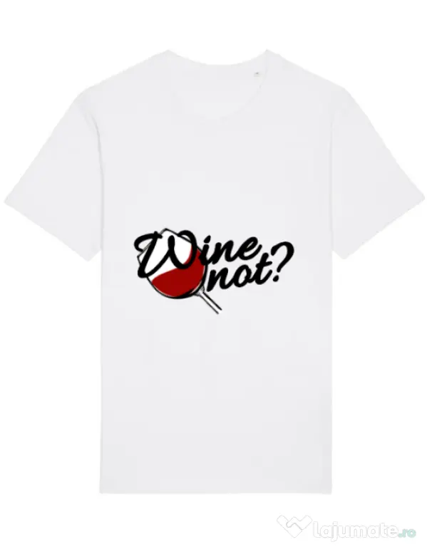 Tricou STANLEY STELLA barbat Wine not Alb