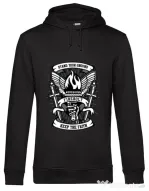 Hoodie barbat cu gluga Torch Negru