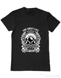 Tricou ADLER barbat Axe Negru