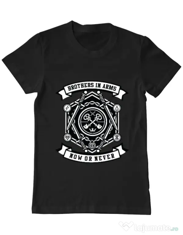 Tricou ADLER barbat Keys Negru