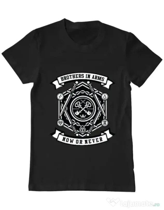 Tricou ADLER barbat Keys Negru