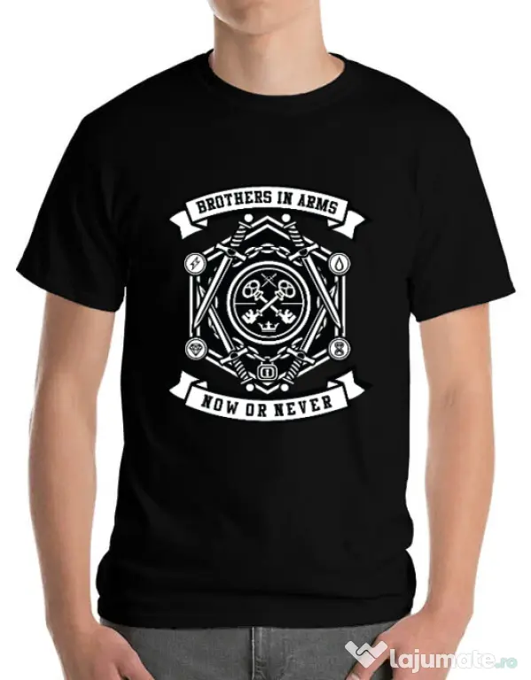 Tricou ADLER barbat Keys Negru