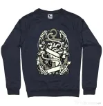 Bluza ADLER barbat Heart and Anchor Denim inchis