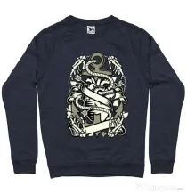 Bluza ADLER barbat Heart and Anchor Denim inchis