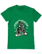 Tricou ADLER barbat Lets Ride Bike Verde mediu