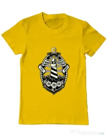 Tricou ADLER barbat Lighthouse Galben