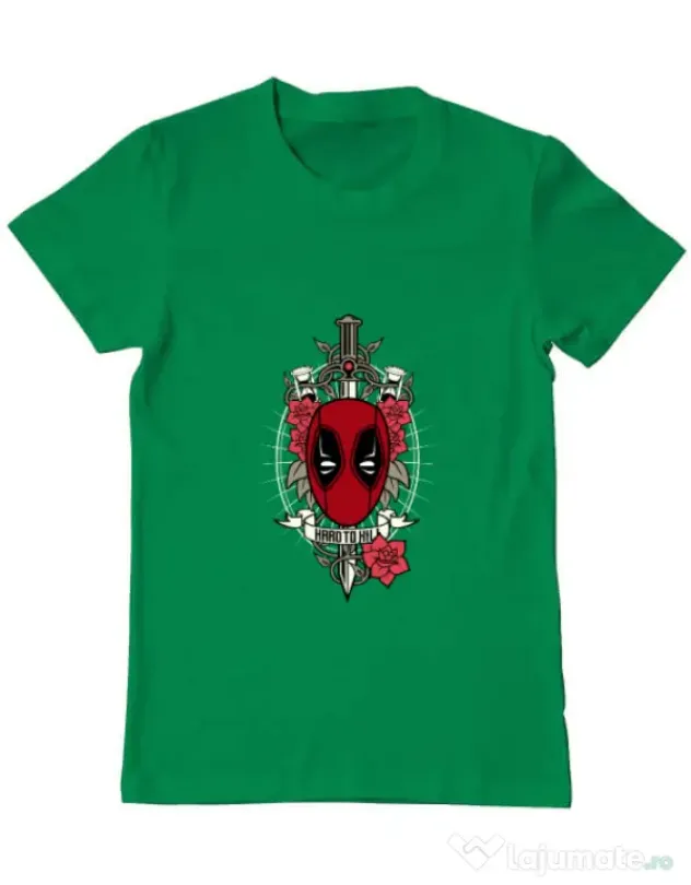 Tricou ADLER barbat Hard To Kill Verde mediu