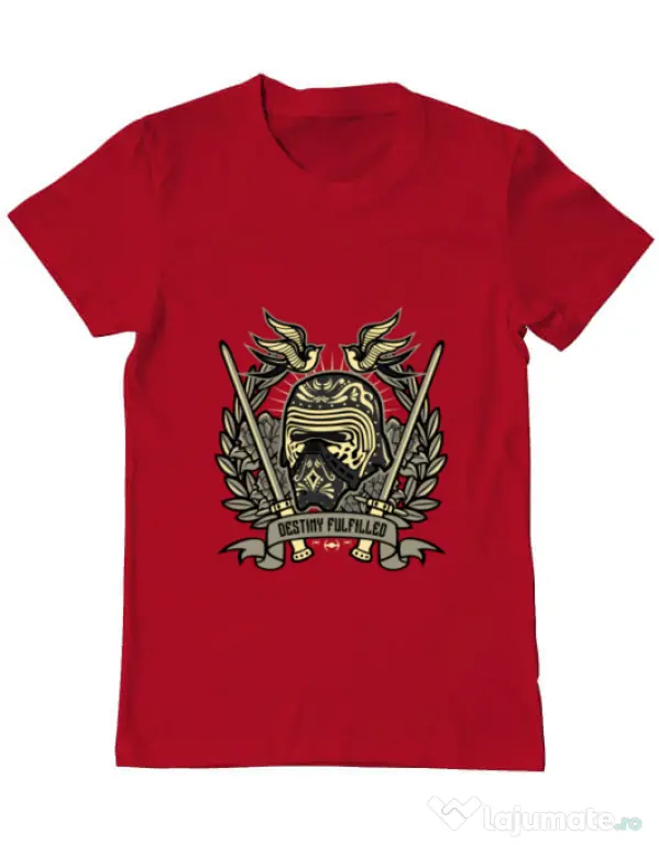 Tricou ADLER barbat Destiny Fulfilled Rosu