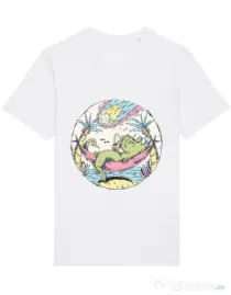Tricou STANLEY STELLA barbat Asteroid Day Alb
