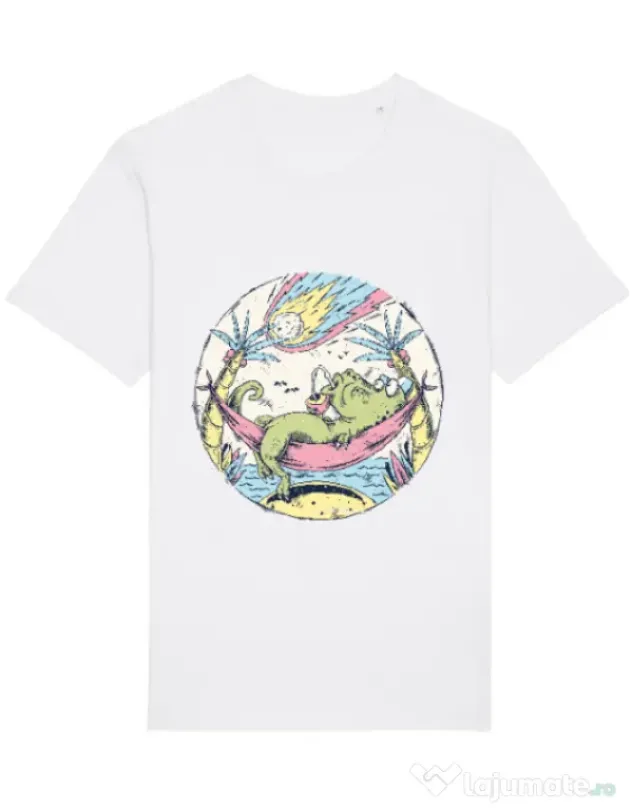 Tricou STANLEY STELLA barbat Asteroid Day Alb