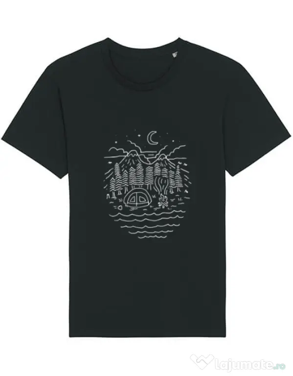 Tricou STANLEY STELLA barbat The Great Outdoors Negru