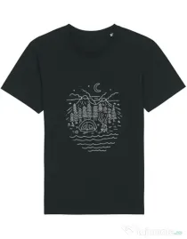Tricou STANLEY STELLA barbat The Great Outdoors Negru